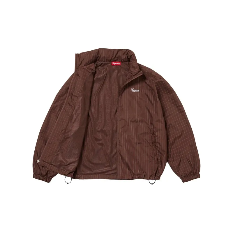 Supreme Reflective Pinstripe Track Jacket-14