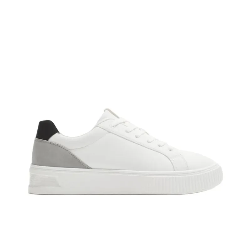 ZARA Low Top Skateboard Shoes Men's White-1