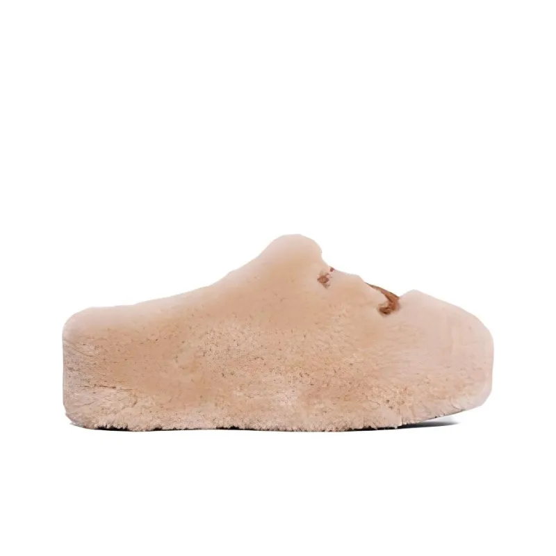 CELINE Wrap toe Slippers Women's Beige-1