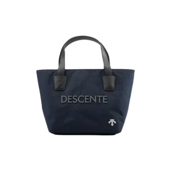 DESCENTE DSG COLLECTION Synthetic Leather Tote Bag Shopping Bag Handbag Regular Men's Marine Blue
