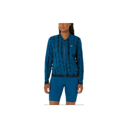 Asics NAGINO RUN Jackets Women's Dark Blue/High-Performance Black