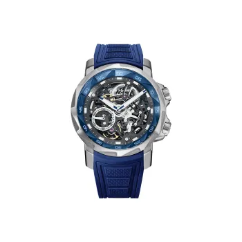 FEIKE Automatic Mechanical Movement Silicone Strap Watch Men's Watches Cut Out Dial
