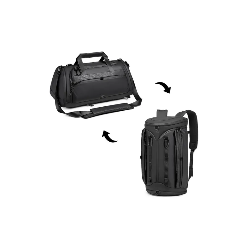 GYXX Techno Skin Membrana Handbag Shoulder Bag Crossbody Bag Backpack Large Size Unisex Black/White/Gray-2