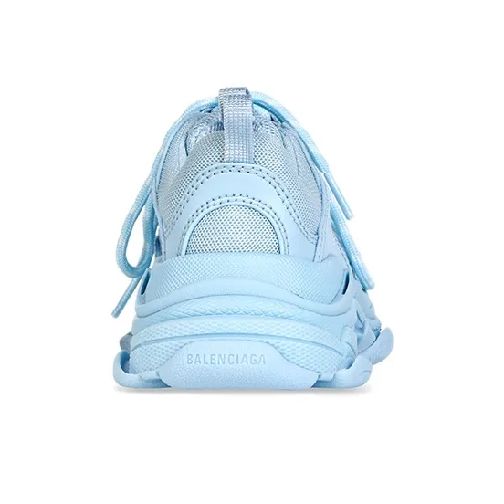 Balenciaga Triple S Kids Lifestyle Shoes Sky Blue Kids'-3