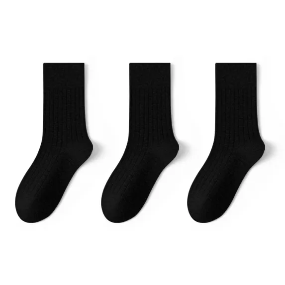 SHIWAJI Mid Calf Socks Women's 3 Pack-7