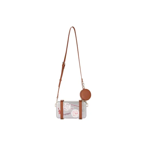 Pokemon X AJIDOU Crossbody Bags Silver Gray