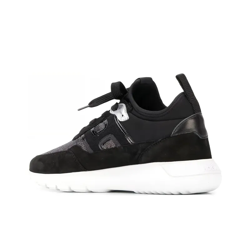 HOGAN Cushioning, Wear Resistant Low Top Running Shoes Women's Black-2