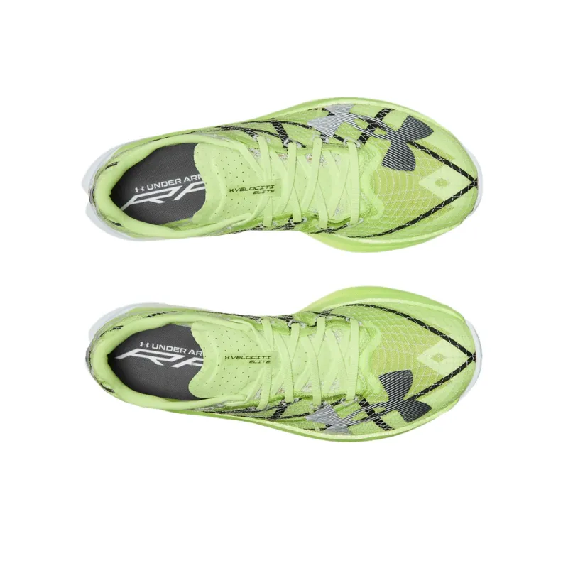 Under Armour Velociti Elite 2 Anti Slip Wear Resistant Low Top Running Shoes Unisex Neon Green-3