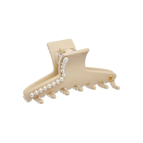 ALEXANDRE DE PARIS Gold Pyramid Medium Size Claw Clip Hair Accessory Headpiece Women's-5