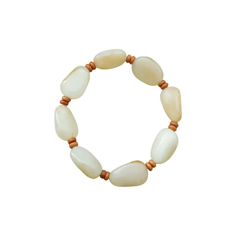 Green Craftsman Bracelets Green Jade Unisex-6
