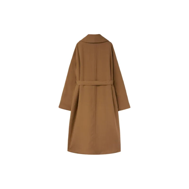 Loro Piana Dwight Long Sleeved Belted Coat-1
