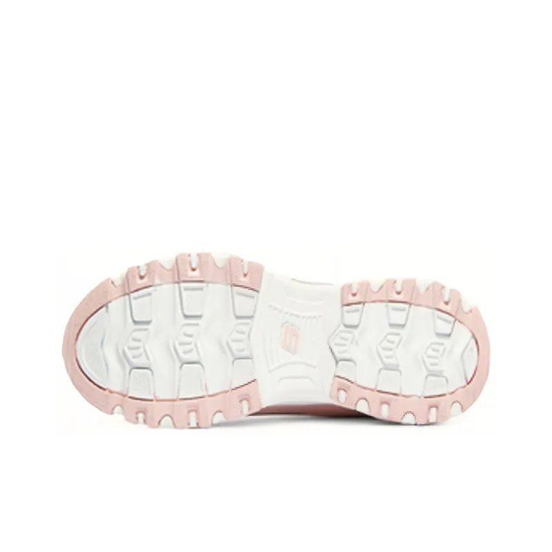 Skechers Girls Slip Resistant Kids Lifestyle Shoes Light Pink Teenagers-4