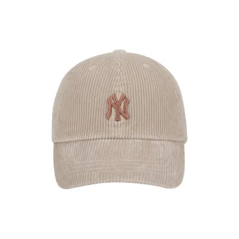 MLB Corduroy Baseball Caps Unisex Beige