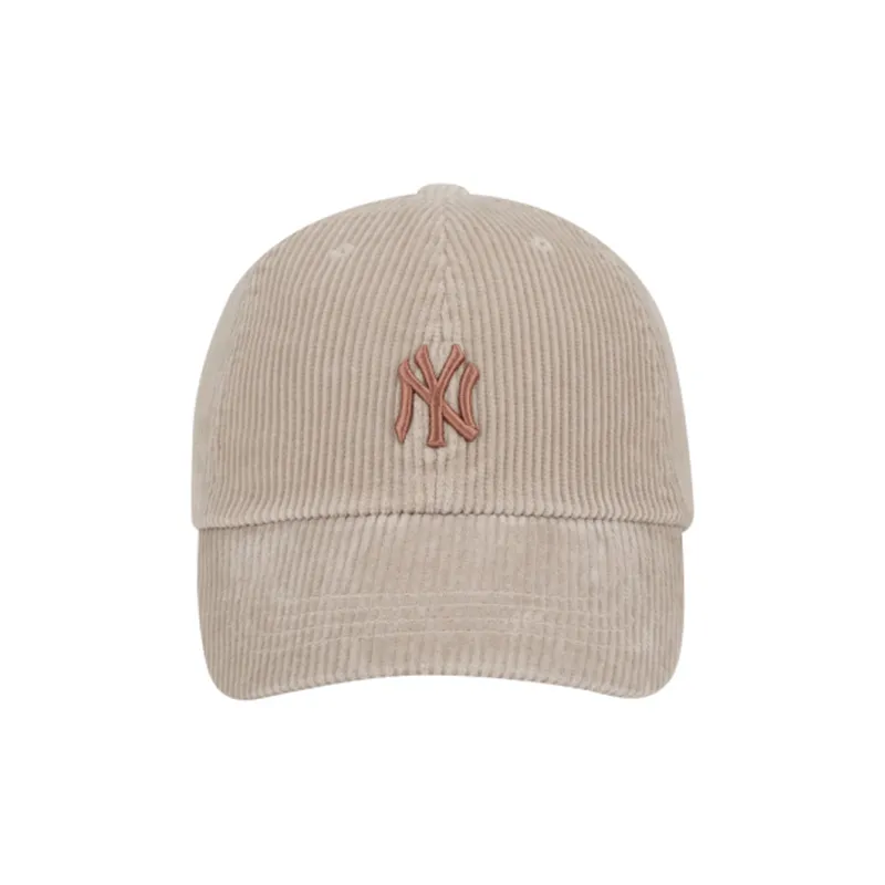 MLB Corduroy Baseball Caps Unisex Beige-0