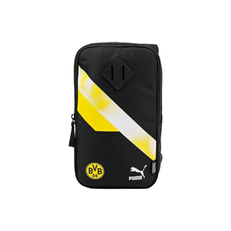 PUMA Fabric Crossbody Bag Shoulder Bag Regular Unisex Black Electronic Yellow-1
