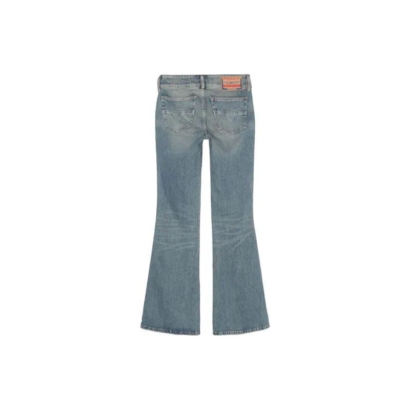 DIESEL D Hush Low Rise Slim Flared Jeans 'Blue'-1