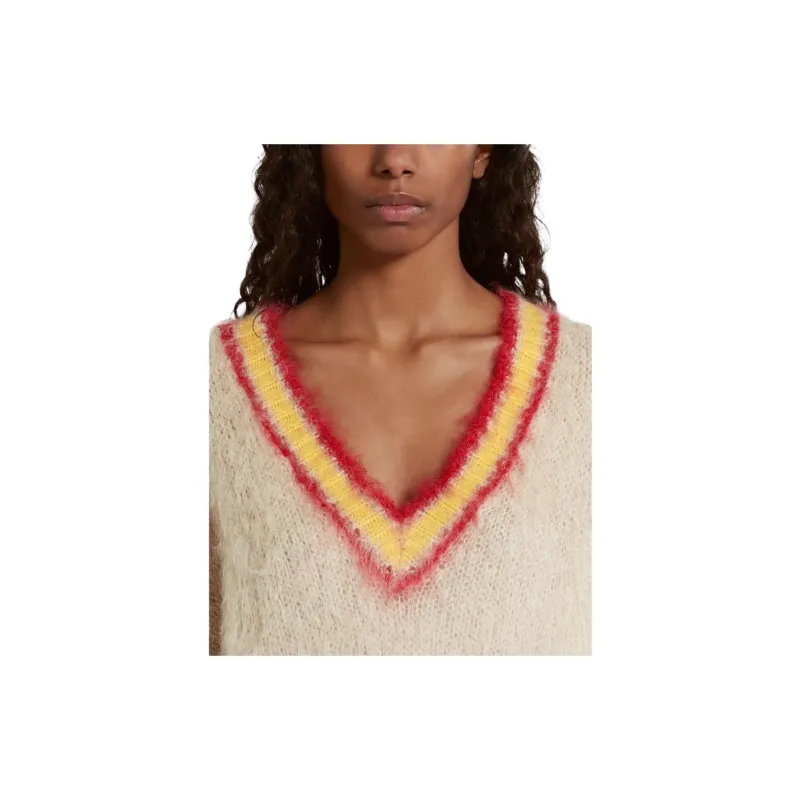 MARNI V-Neck Knit Jumper-2