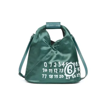 MM6 Maison Margiela Viscose Shoulder Bag Crossbody Bag Handbag Women's Forest Green
