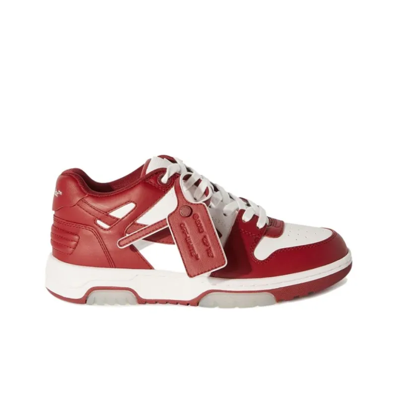 OFF WHITE Out Of Office Leather Sneakers Women's-4