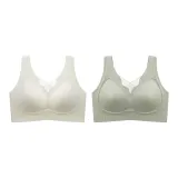 [2 Pack]Champagne White+Green