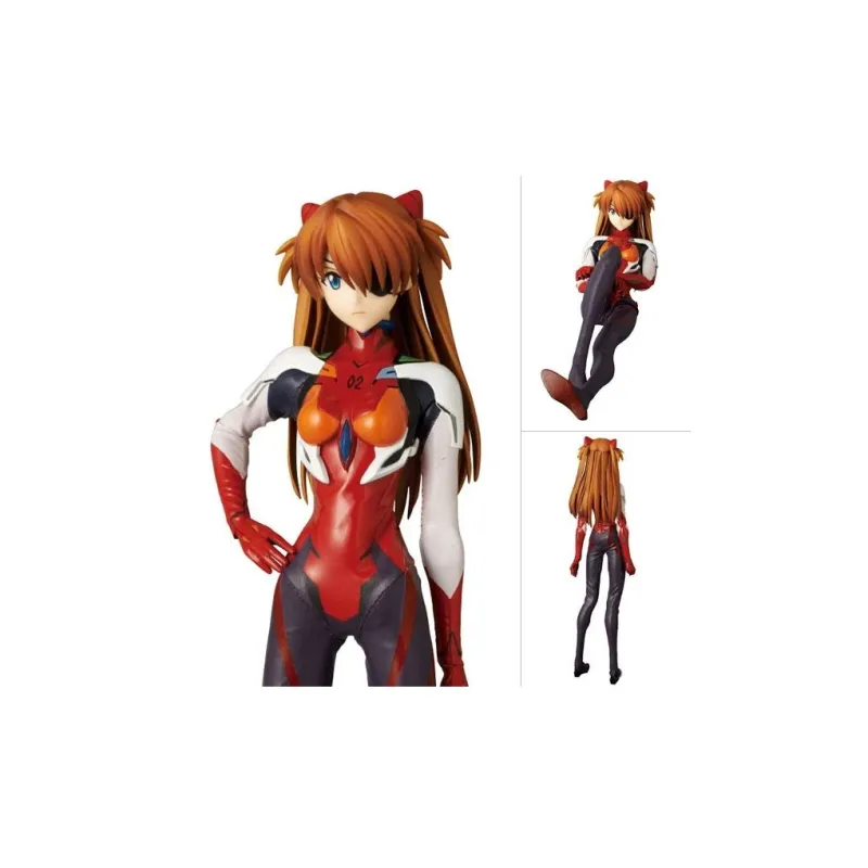 Medicom Toy Asuka Langley Soryu Eva Neon Genesis Evangelion RAH 3.0 Battle Suit 30cm Scale Figures-1