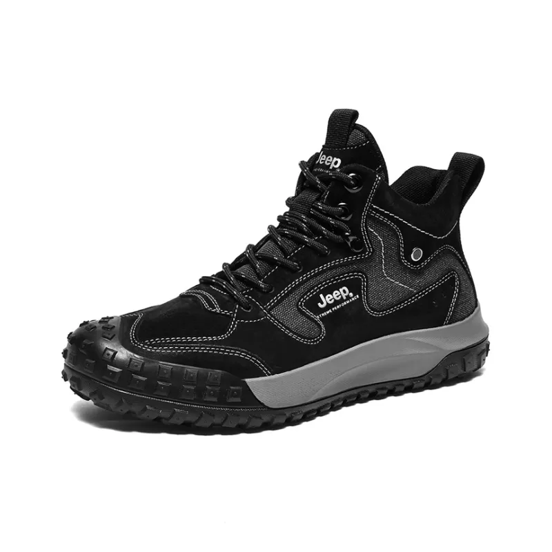 Jeep JEEP Anti-Slip And Wear-Resistant Coverage Low-Top Trekking Shoes Men's-6