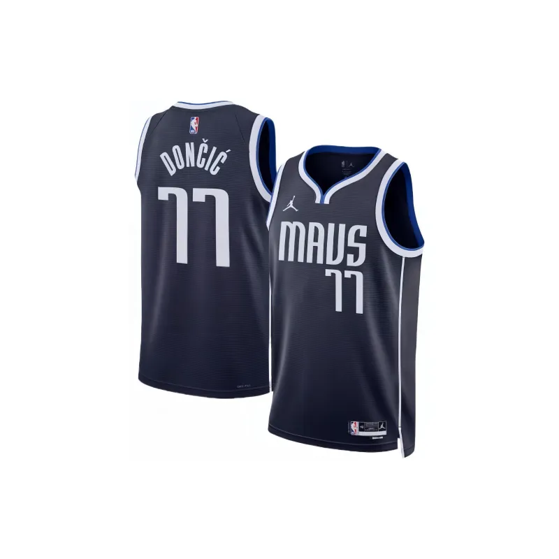 NBA Dallas Cowboys Basketball Jerseys Unisex Marine Blue-2