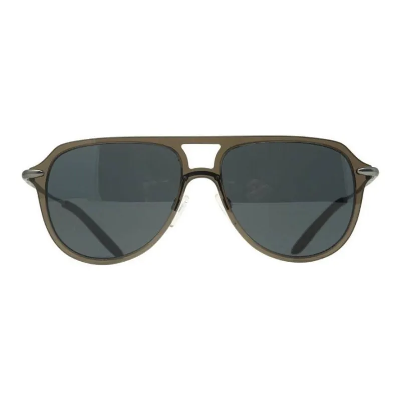 MICHAEL KORS Plastic Aviator Sunglasses Unisex Transparent Brown-1