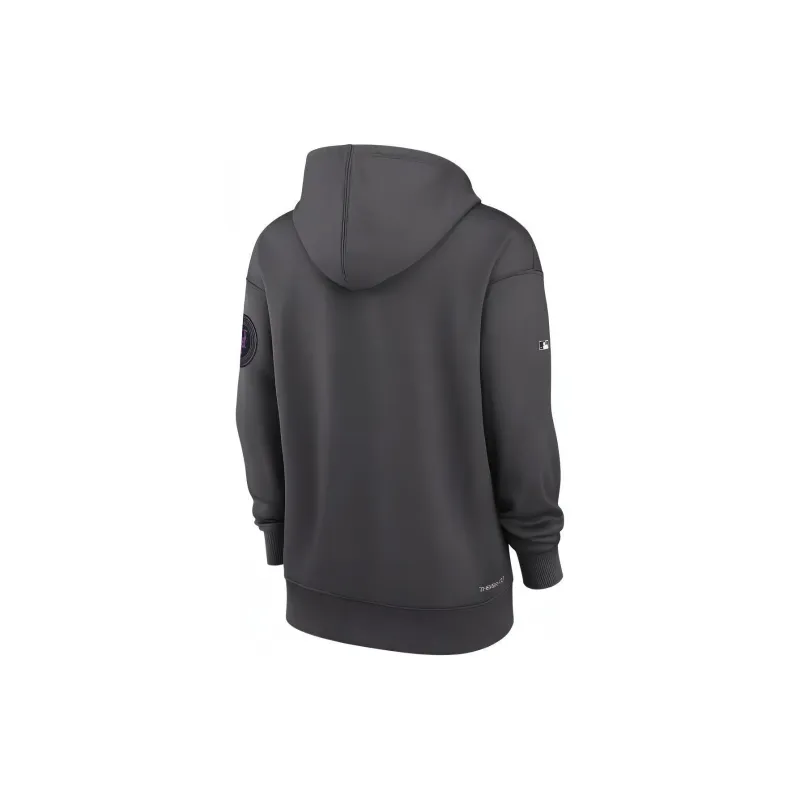 Nike MLB Collaboration New York Mets Authentic Collection Sweatshirt New York Mets Women's Gray-1