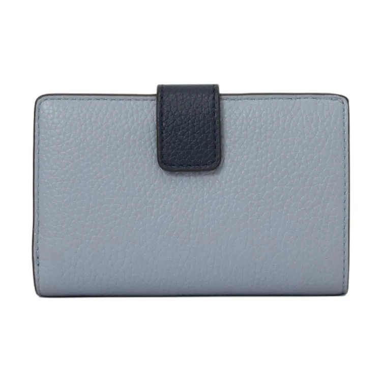 MICHAEL KORS Jet Set Travel Cow Leather Wallet Medium Size Women's Light Blue-2
