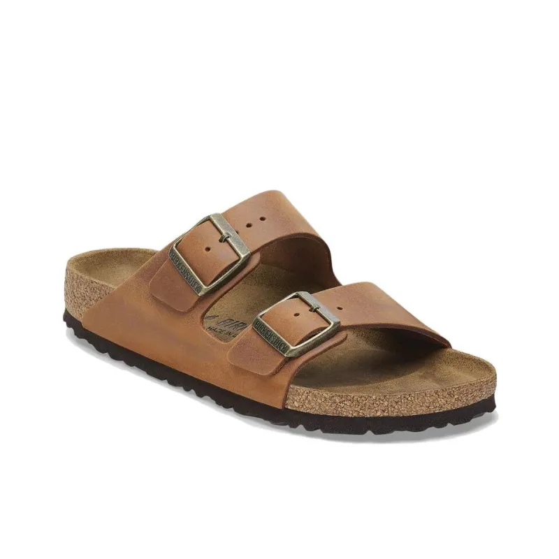 Birkenstock Arizona Abrasion Resistant Slide Slippers Unisex Brown Regular-2