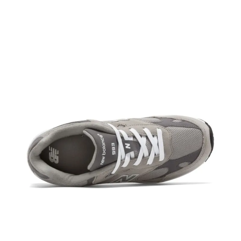 New Balance NB 993 Slip Resistant Cushioning Abrasion Resistant Low Top Kids Lifestyle Shoes Gray White Teenagers-2