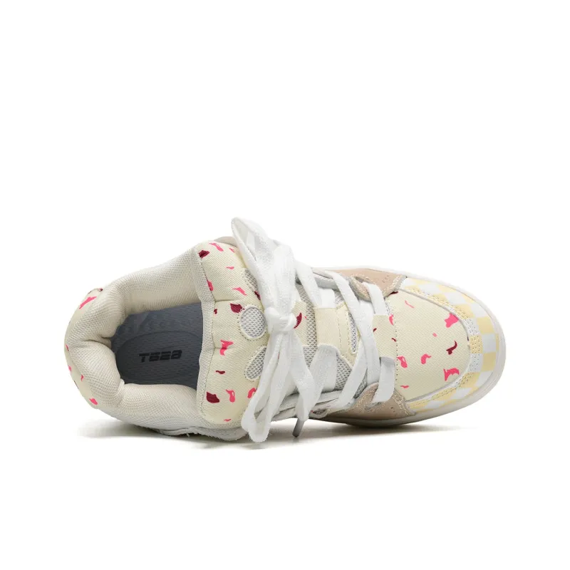 T628 Slip Resistant Waterproof Abrasion Resistant Lightweight Breathable Low Top Skateboard Shoes Women's Box Included-25