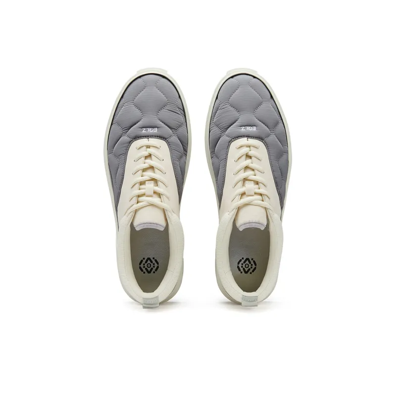 EQLZ EQUALIZER Fault 22 Anti Slip Wear Resistant Low Top Skateboard Shoes Unisex White Gray-2