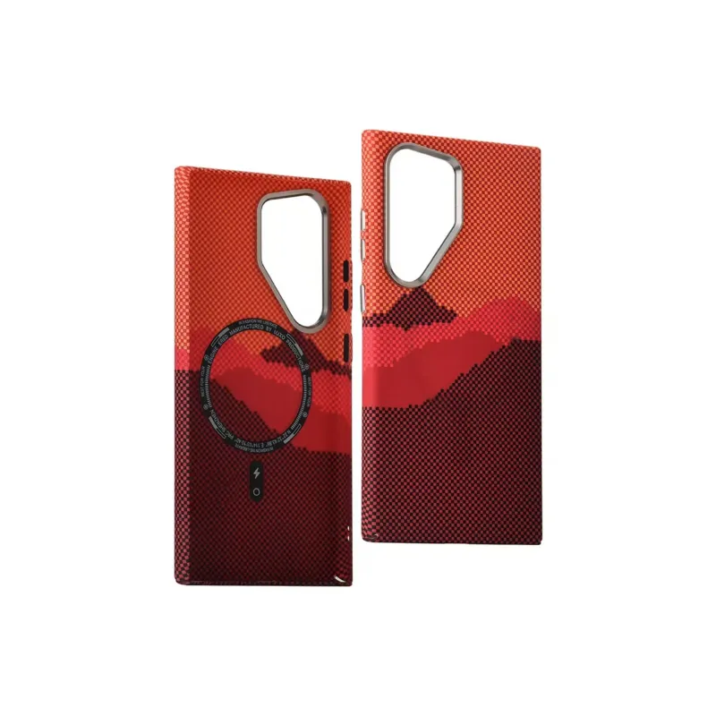 JOYAL Silicone, PC, Microfiber Material Kevlar Texture Samsung Phone Cases-2