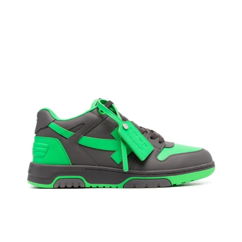 OFF WHITE Out Of Office Low Black Green Fluo-1