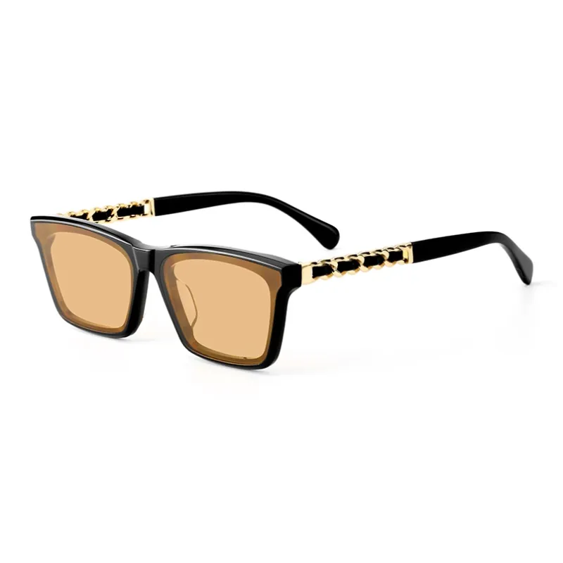 SUPER SUNG Plate Frame Square Sunglasses Unisex-6
