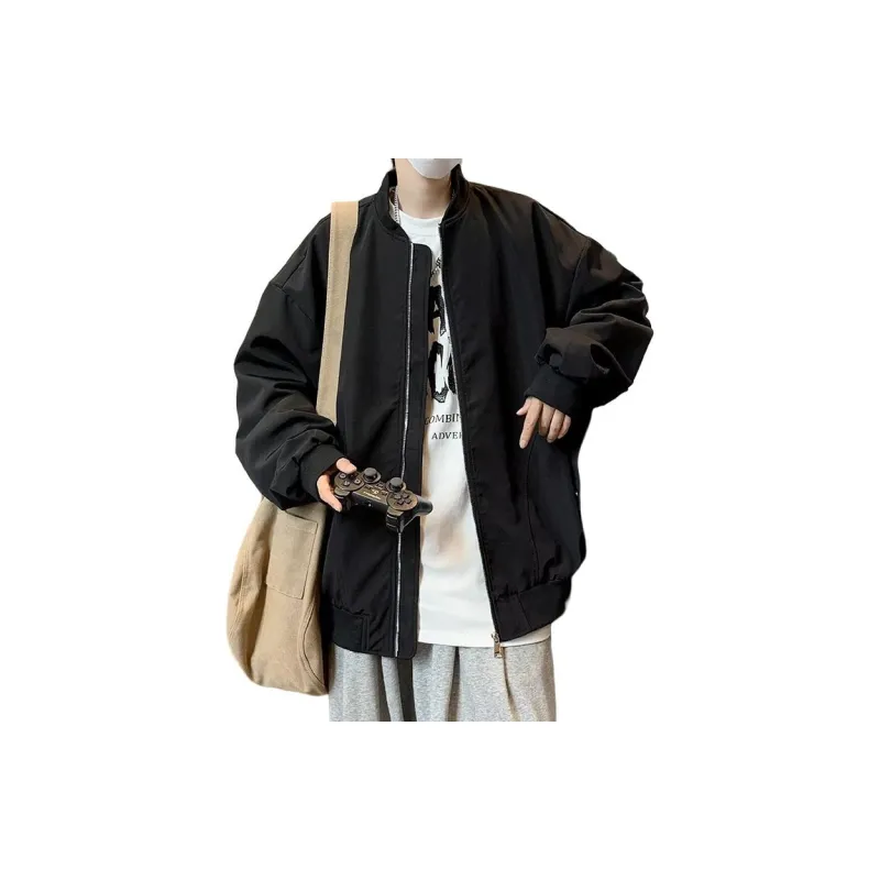 TESTUNG Fashion Versatile Jackets & Coats Unisex Classic Red-3