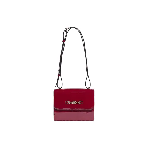 SAM EDELMAN Patent Leather Crossbody Bag, Shoulder Bag Women's Red