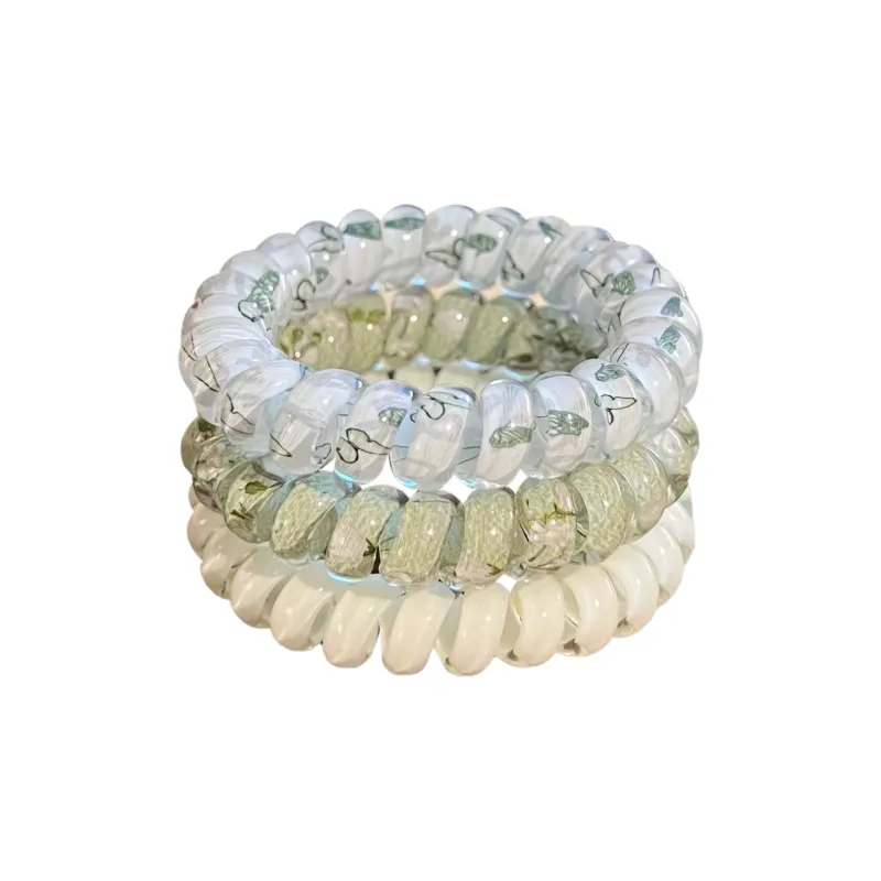 IOTS Polyester Phone Cable Hair Tie Unisex-0