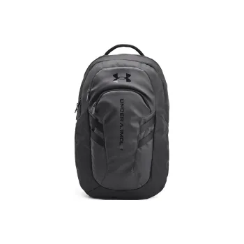 Under Armour Hustle Synthetic Leather Backpack Regular Unisex Black