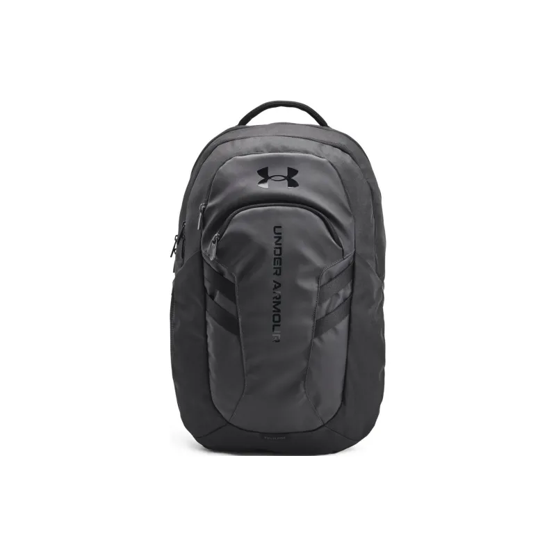 Under Armour Hustle Synthetic Leather Backpack Regular Unisex Black-0