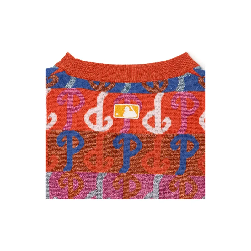 MLB Philadelphia Philadelphia Team Knitwear Women's Red-3