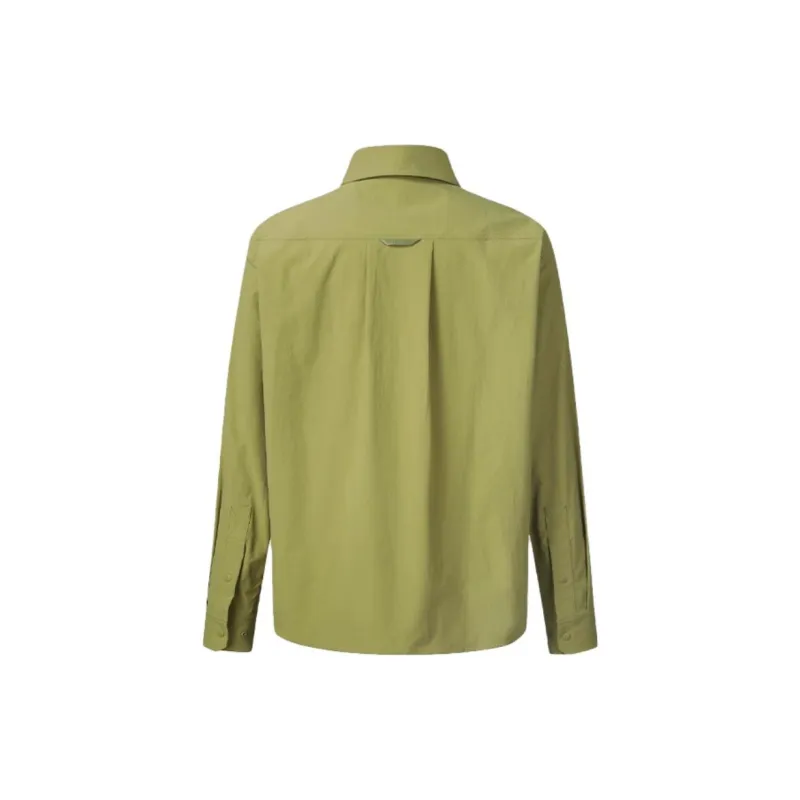 SALOMON SLATE ACTIVE SHIRTS M Shirt Men's Olive Green-1