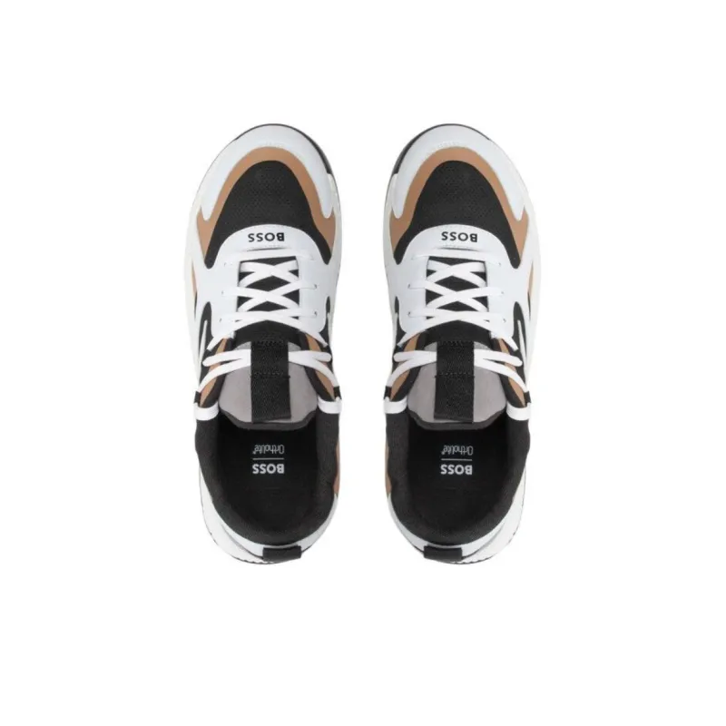 HUGO BOSS Low Top Casual Shoes Men's Brown-4