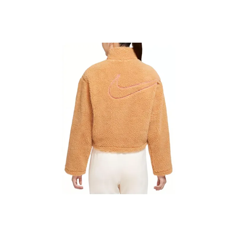 Nike Velvet Jackets Women's Khaki-1