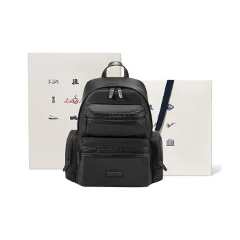 BVP Fabric Backpack Large Size Unisex Black