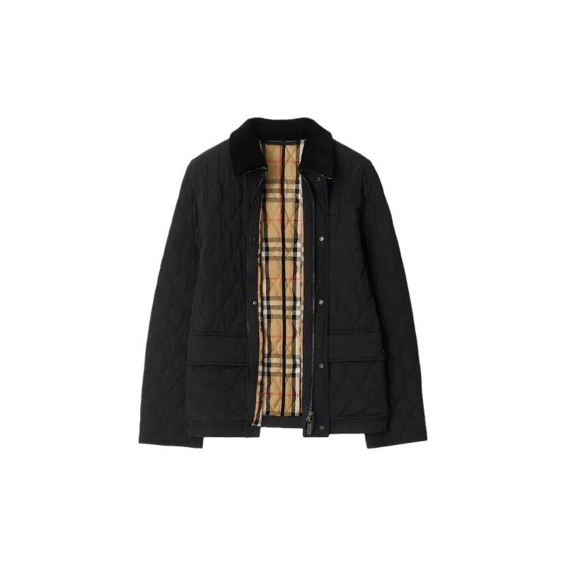 Burberry Long Sleeved Quilted Jacket-1