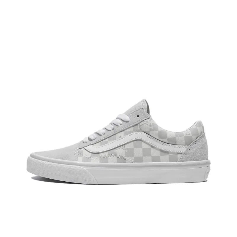 Old Skool Vans 'Checkerboard Stars Grey'-0