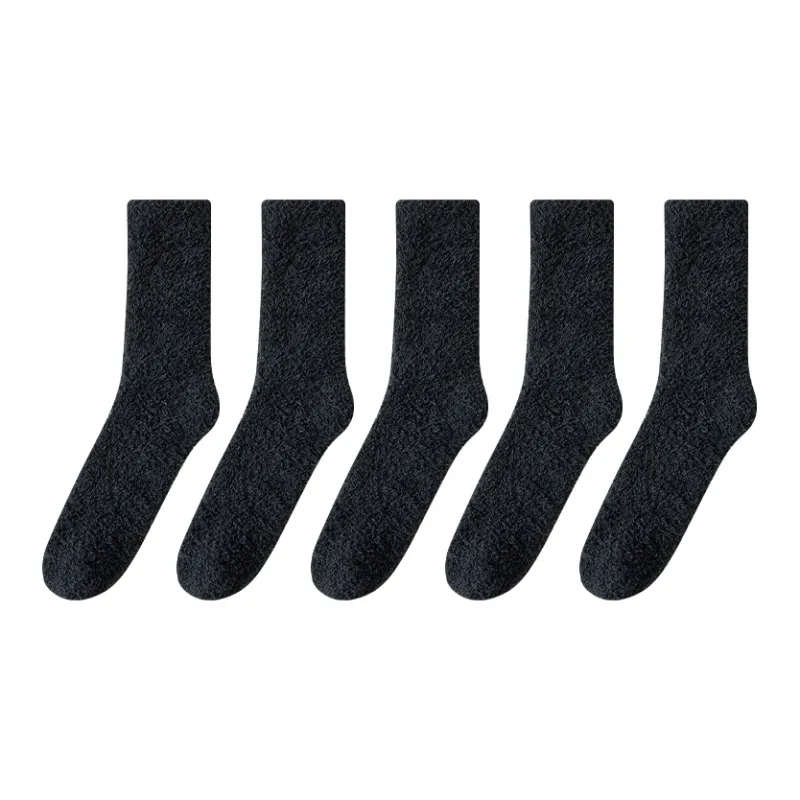 MIIOW Mid Calf Socks Men's 5 Pack-1